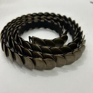 Vintage? Metal Coin Belt Elastic Stretch